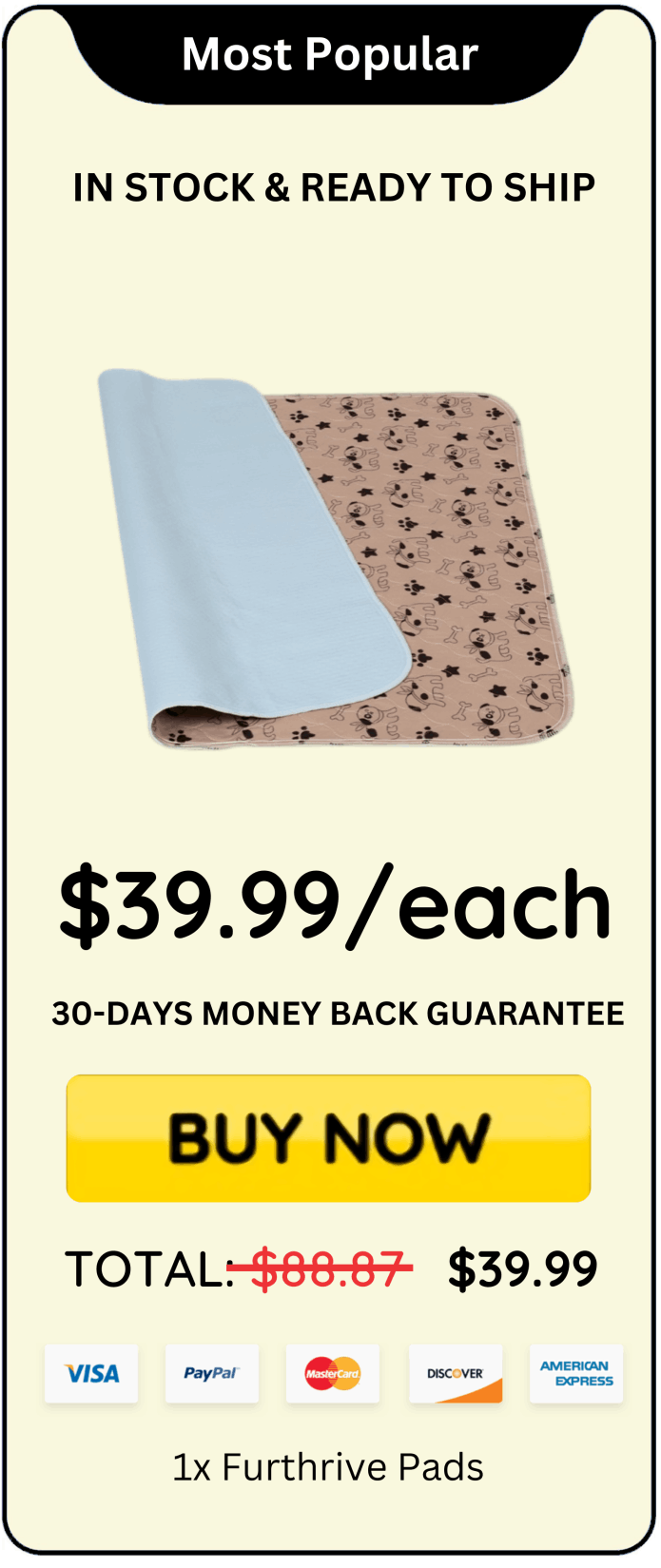 Furthrive Pads offer price 